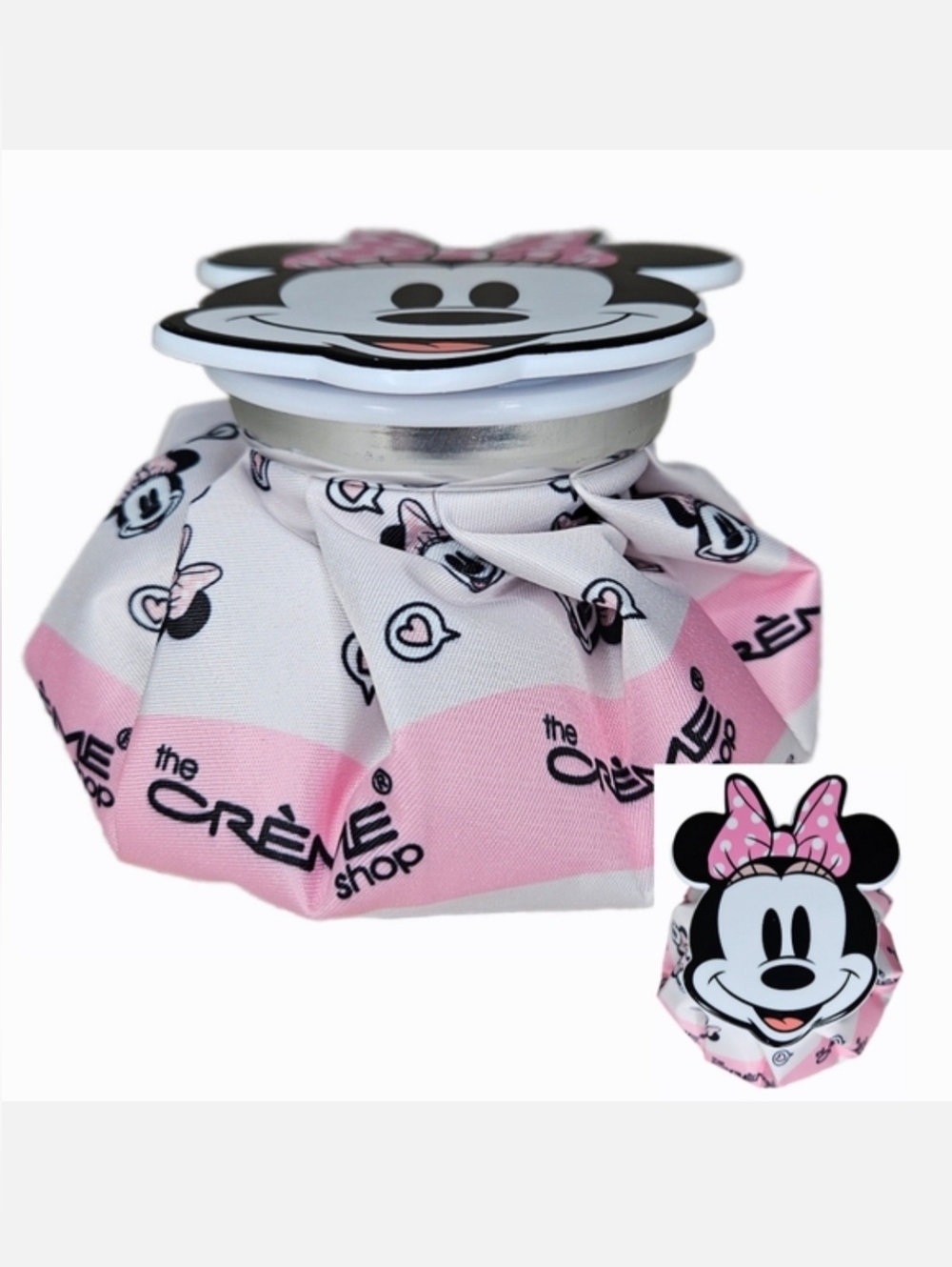 NIB The Creme Shop Mighty Chill Reusable Ice Bag Minnie Mouse Pink